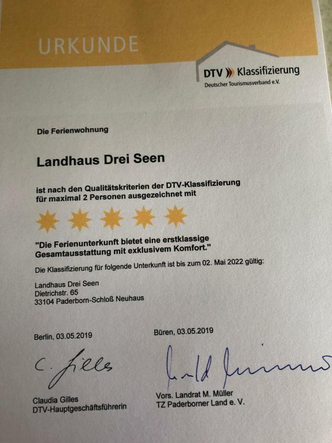 Landhaus Drei Seen Paderborn Zewnętrze zdjęcie